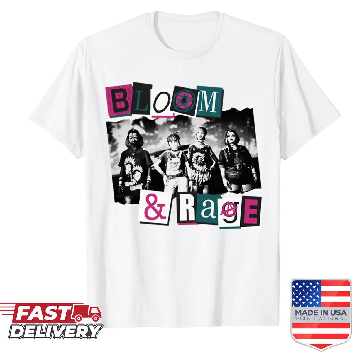 Bloom Rage tour inspired graphic t-shirt