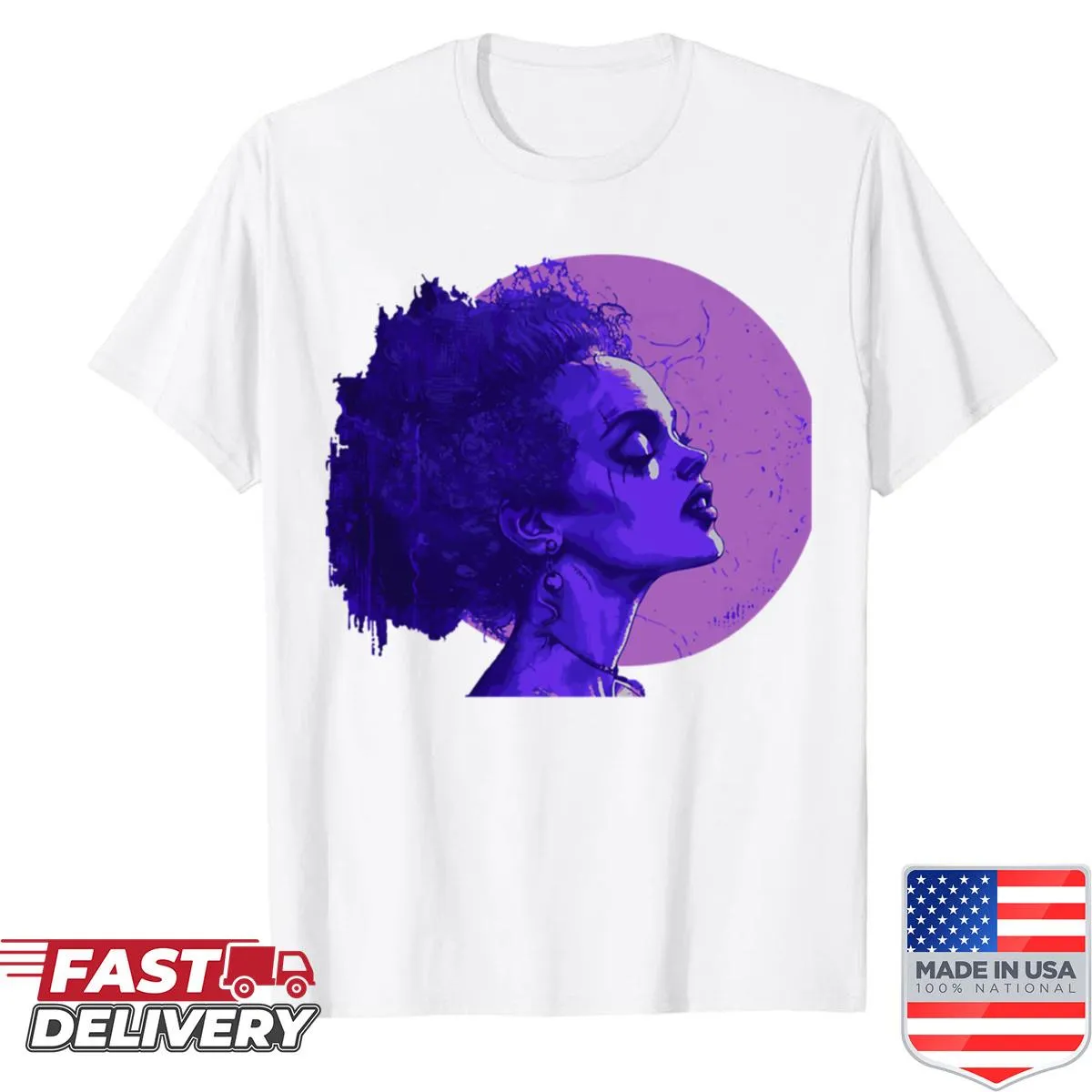 Moonlit Bride of Frankenstein illustration shirt