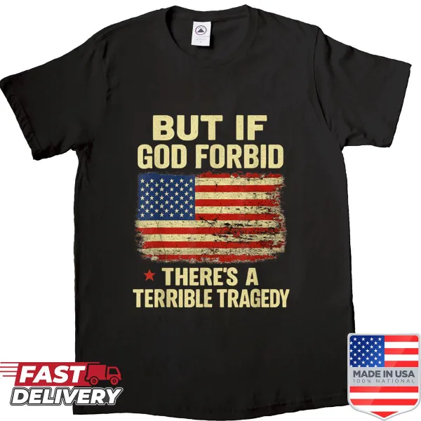 Typography graphic expressing patriotism on a shirt