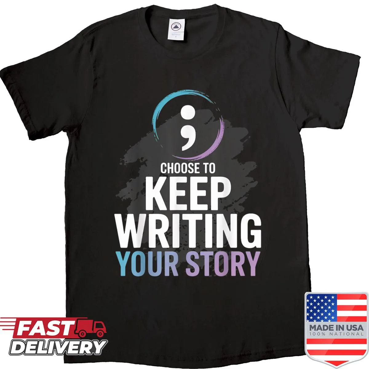 Inspirational quote shirt encouraging personal growth and resilience