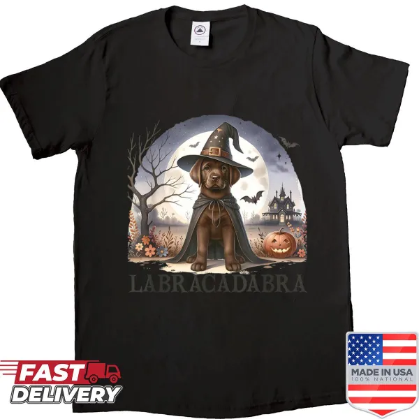 Labrador dog magician shirt design