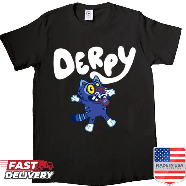 Cartoon-style shirt featuring a cute derpy tiger design