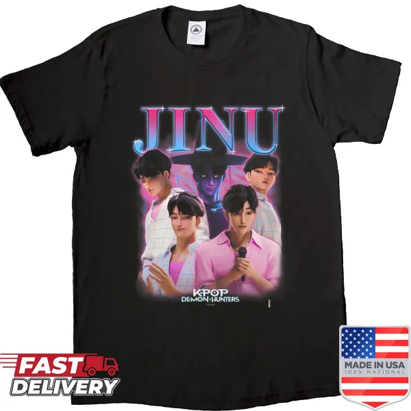 Animated Kpop logo shirt for kids with musical and film theme