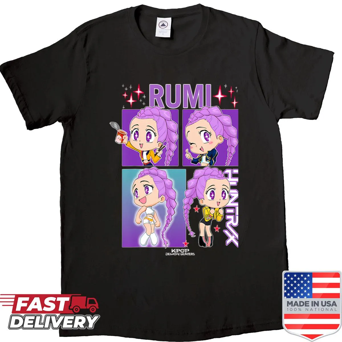 Animated Kpop logo shirt for Films 2025 fans