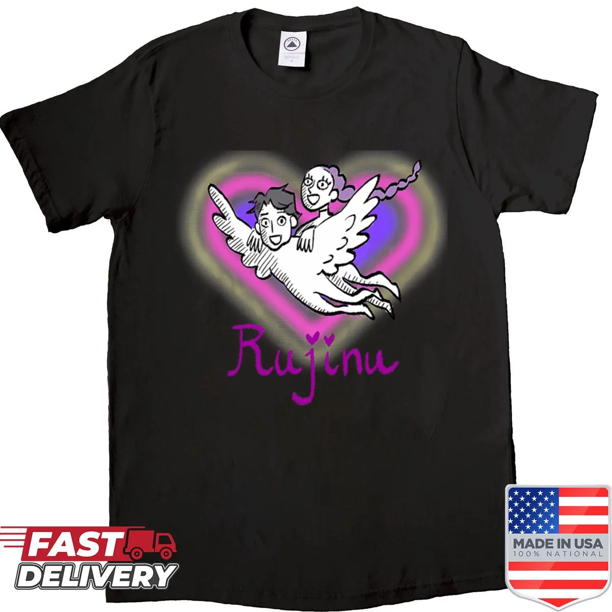 Animated logo shirt celebrating Kpop musical fandom