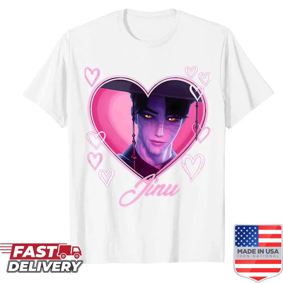 Kpop animated films logo shirt with playful design