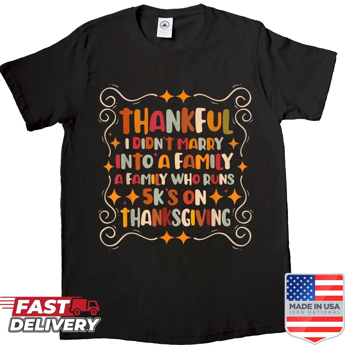 Funny turkey trot shirt with meme-inspired design