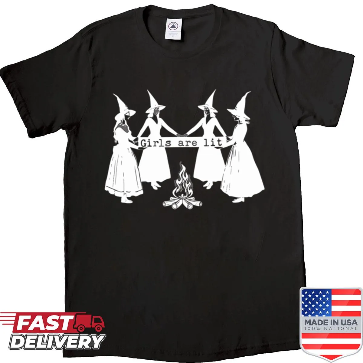 Funny Halloween t-shirt for women with playful graphic text