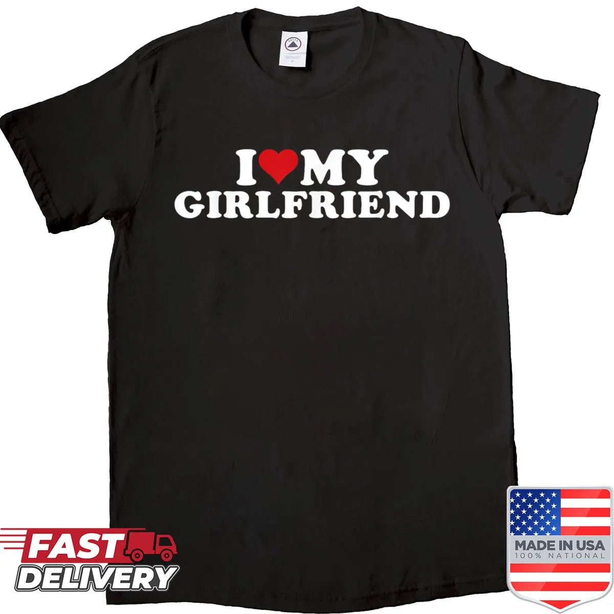 Heartfelt shirt expressing love for a girlfriend