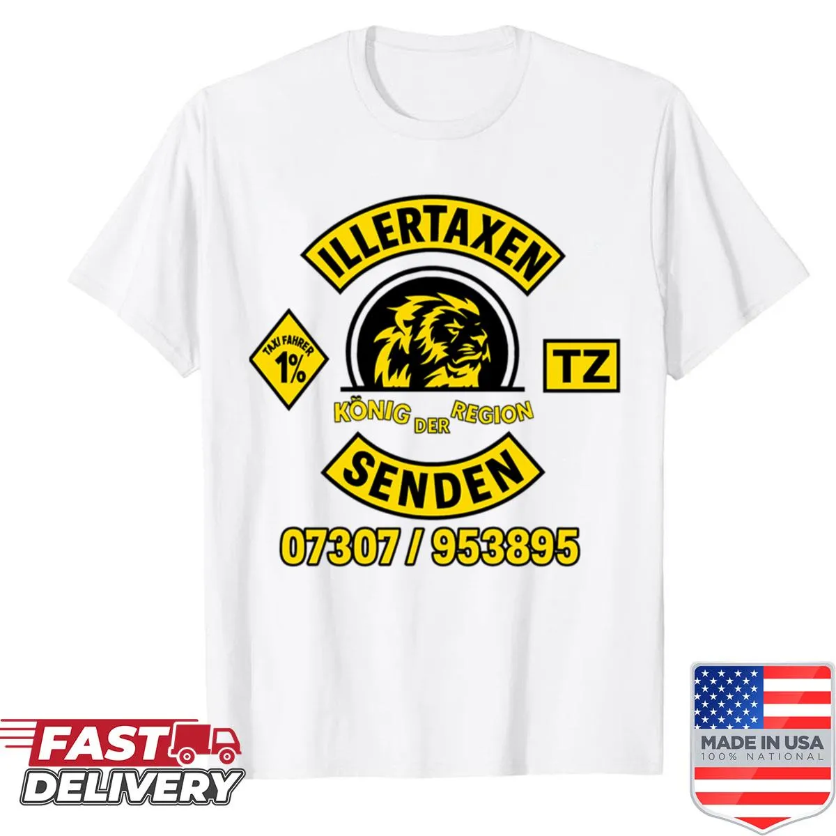 Shirt featuring the Illertaxen logo in a sleek design
