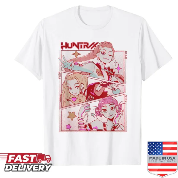 Kpop demon hunter graphic on a premium shirt