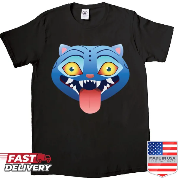 Illustrated K-pop shirt featuring demon hunters