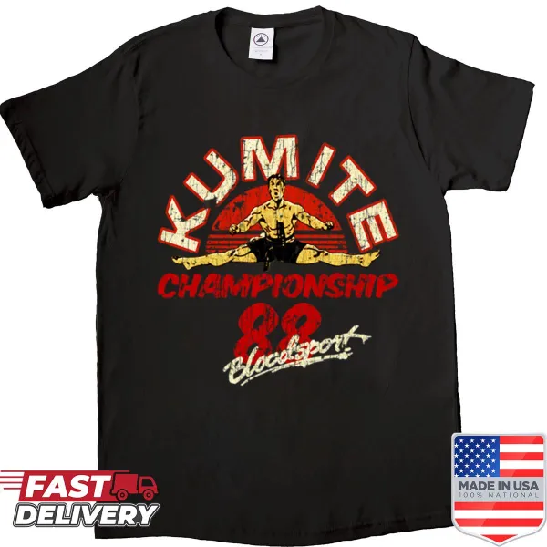 Vintage shirt commemorating the Kumite Championship from 1988