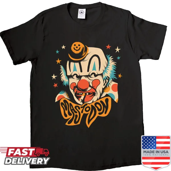 Mastodon merchandise shirt featuring their iconic logo
