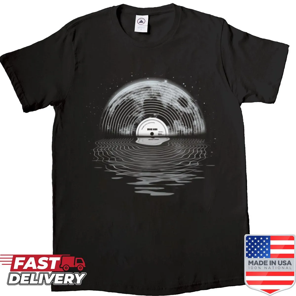 Elegantly designed shirt featuring lyrics inspired by the Moon Song.