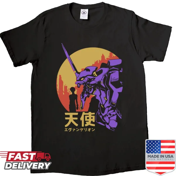 Retro design inspired by Neon Genesis Evangelion
