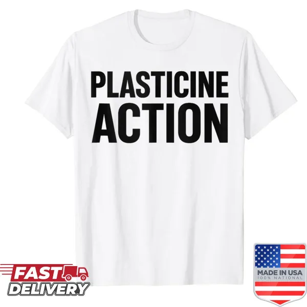 Illustrative design of plasticine art on a T-shirt