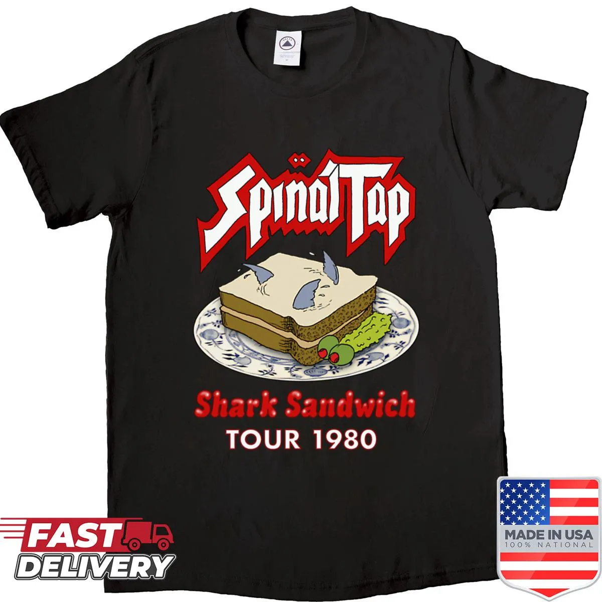 Vintage-style 90s rock band graphic shirt