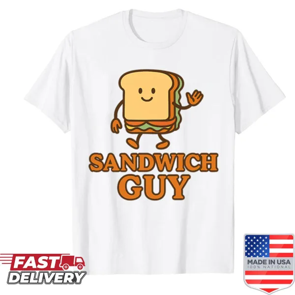 Minimalist Sandwich Guy design featuring clean typography