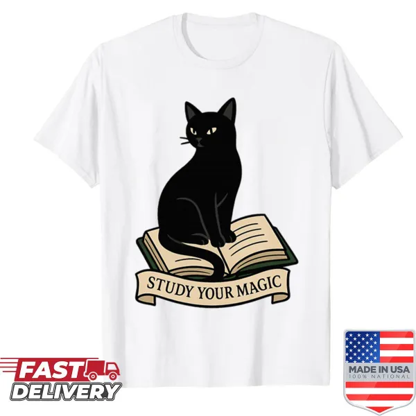 Inspirational shirt with the phrase 'Study Your Magic'