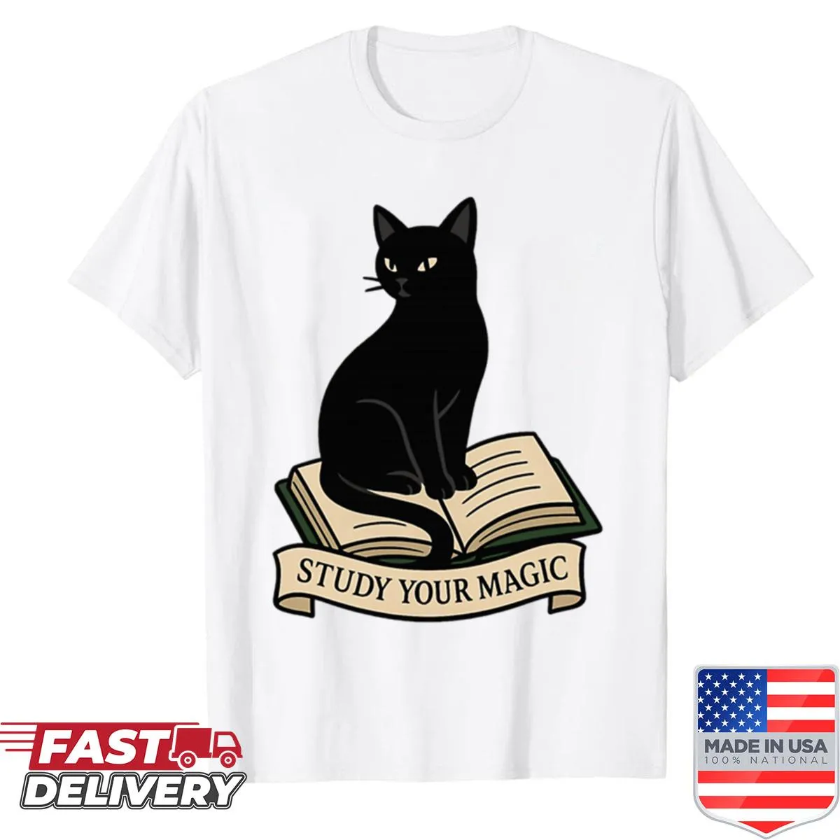 Inspirational shirt with the phrase 'Study Your Magic'