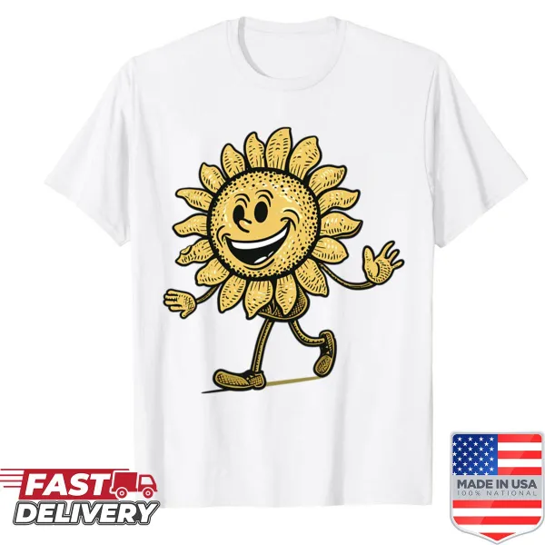 Sunflower graphic shirt perfect for nature lovers