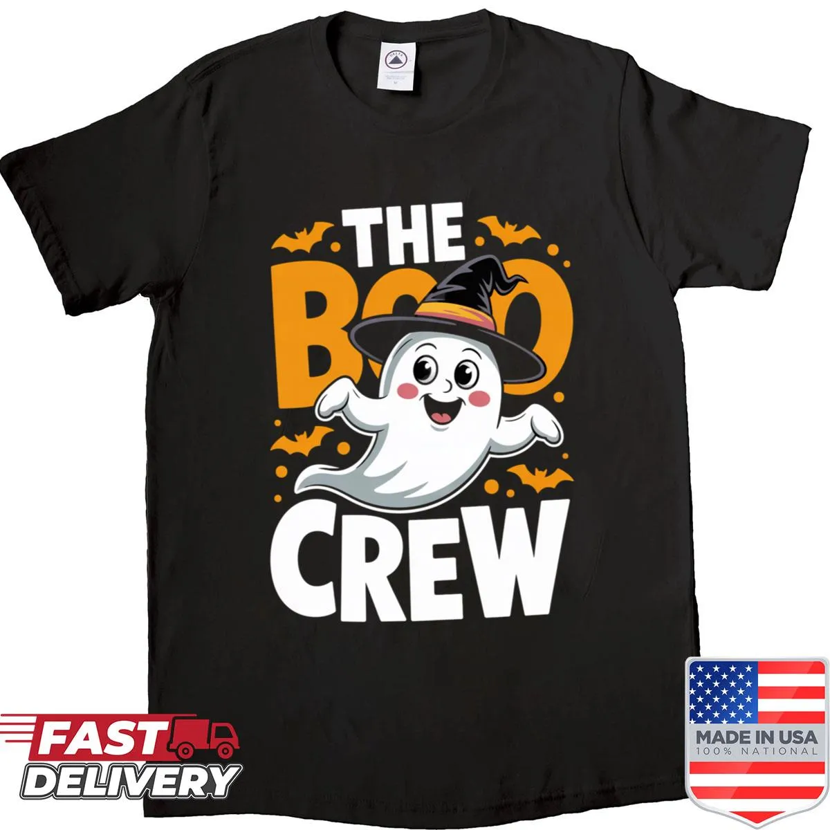 Cute ghost in a hat for Halloween shirt