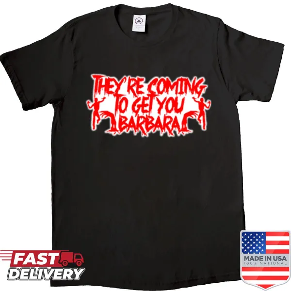 Oversized shirt featuring the phrase from Night of the Living Dead