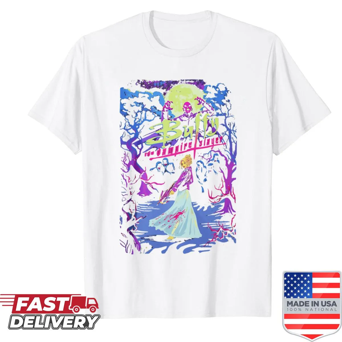 Vintage t-shirt featuring Buffy the Vampire Slayer design
