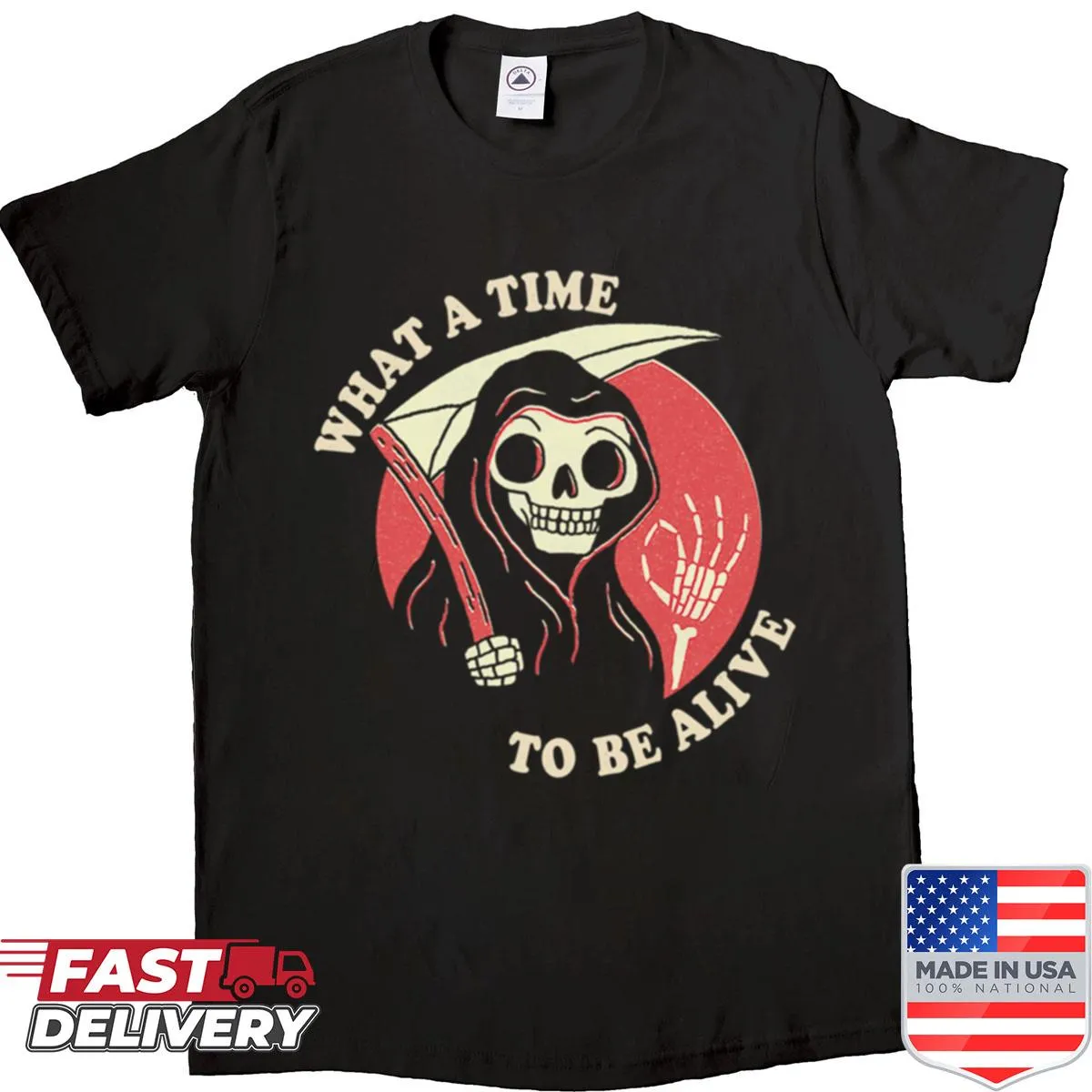 Text shirt reading 'What Can You Do?' in bold typography
