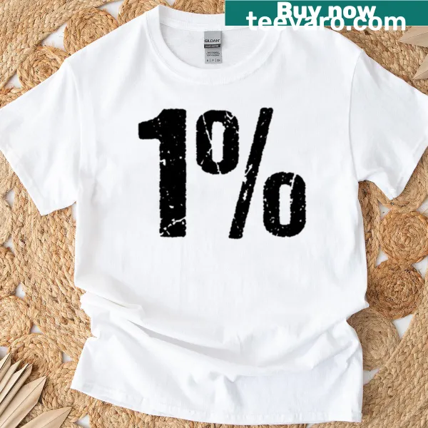 Oversized T-shirt with bold grunge typography featuring the number '1'