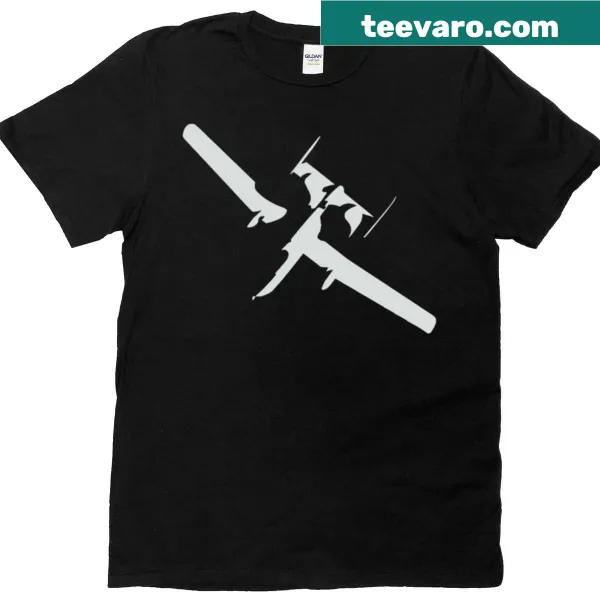 Silhouette of the A10 Warthog aircraft on a t-shirt