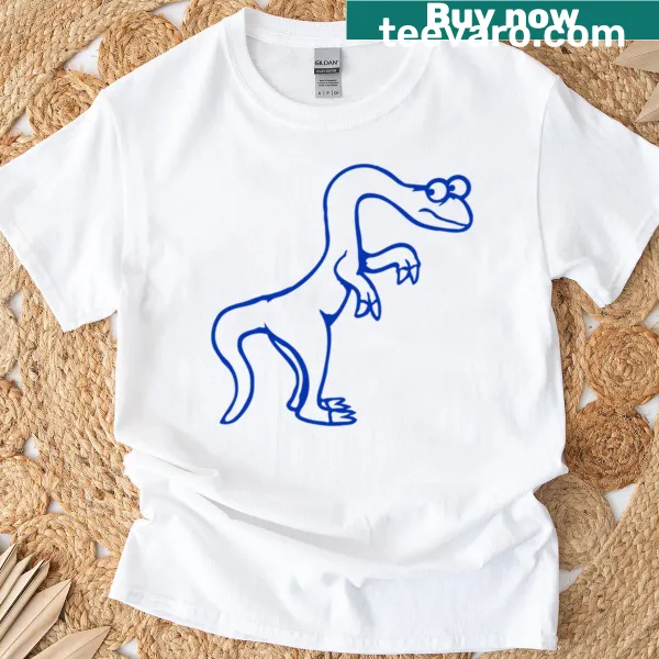 Cute dinosaur t-shirt depicting various fearful emotions