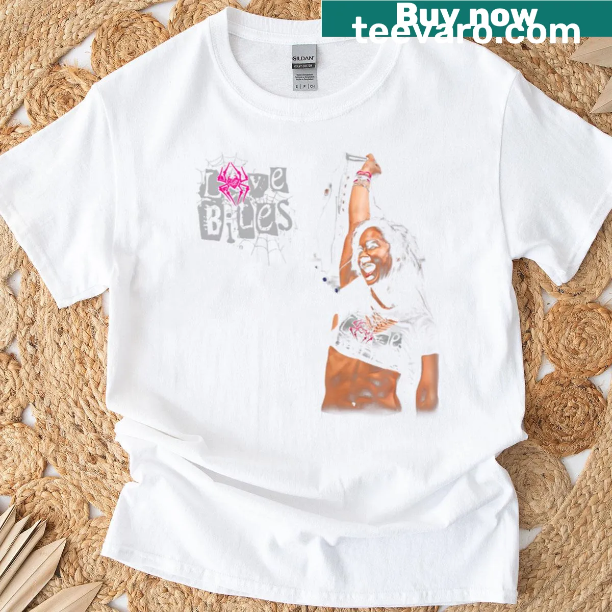Vintage style oversized t-shirt with minimalist design — on a men's t-shirt