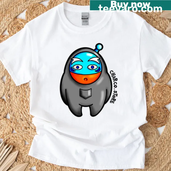 Cute space explorer t-shirt featuring a charming alien mascot