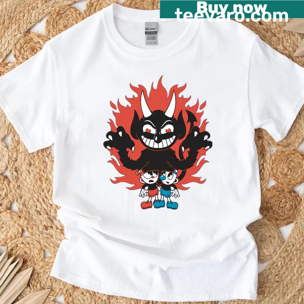 Devilish retro graphic tee with dice