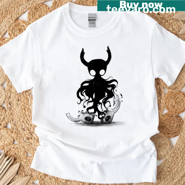 Playful graphic T-shirt inspired by Hollow Knight: Silksong