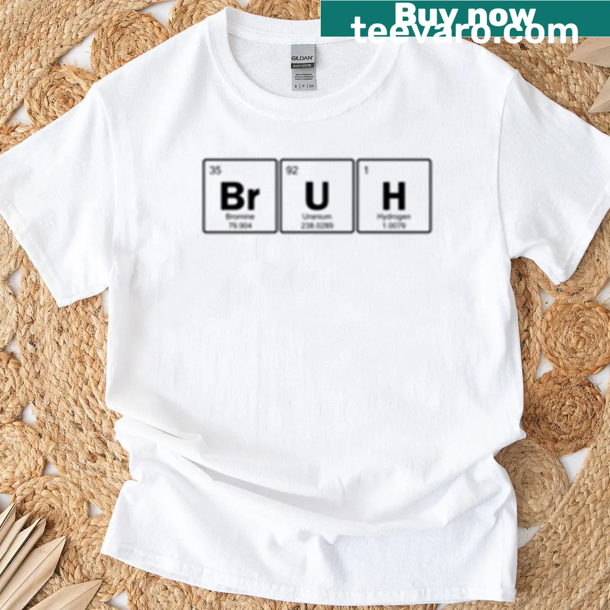Funny T-shirt with the phrase 'Bruh Science Cant Even' — on a men's t-shirt