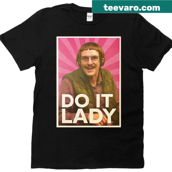 Cartoon T-shirt inspired by birthday cards with humorous text
