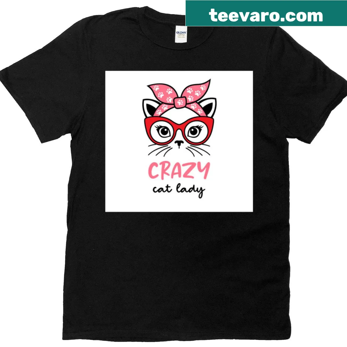 Oversized t-shirt with a sticker-style design celebrating cats — on a men's t-shirt