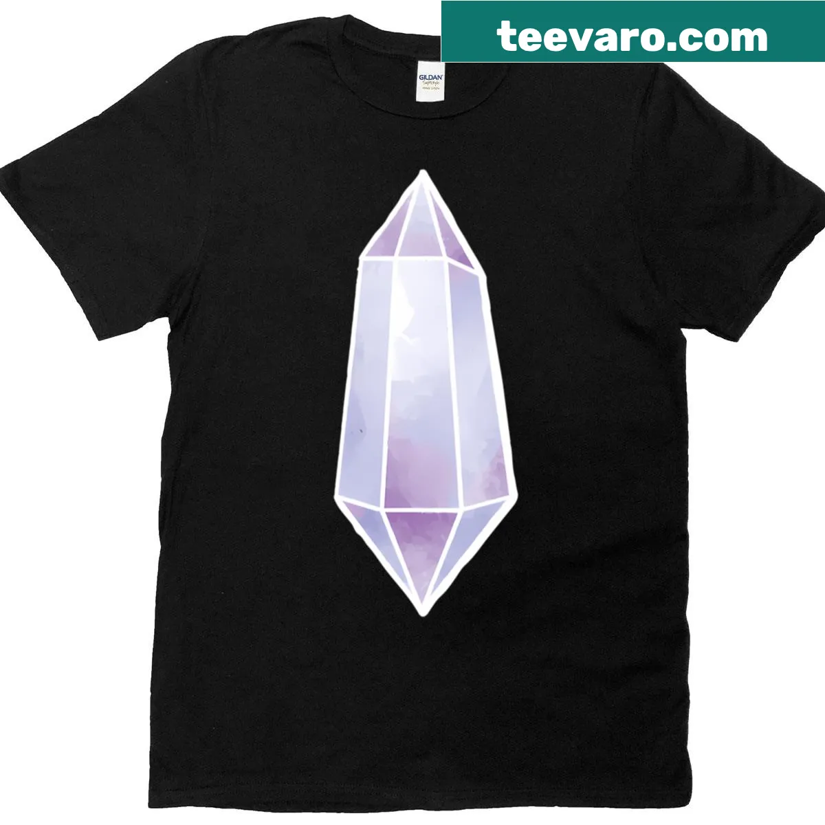 Minimalist Crystal Of Truth film design on a t-shirt — on a men's t-shirt