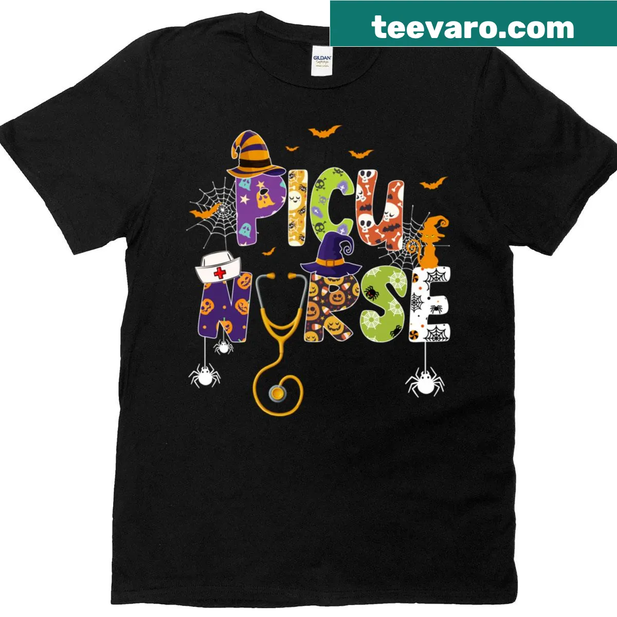 Cute Halloween ghost design with Boo Boo Crew text — on a men's t-shirt