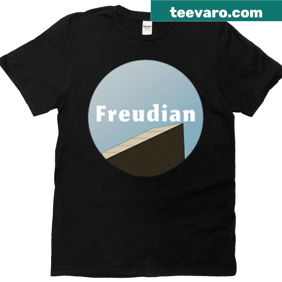 Daniel Ceaser Freudian tee featuring a unique illustration inspired by psychology — on a men's t-shirt