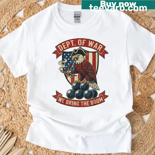 T-shirt featuring the Department Of War established in 2025 emblem