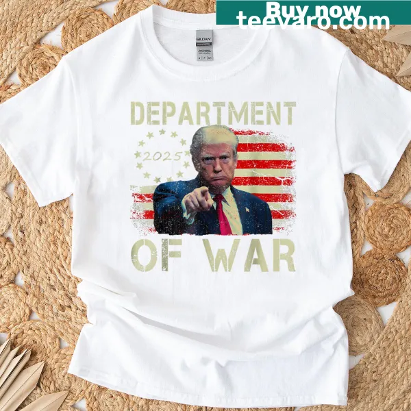 Department Of War Established 2025 t-shirt with bold typography