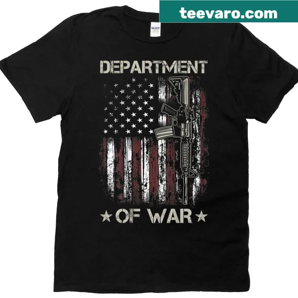 Bold t-shirt featuring We The People, American flag, and gun design
