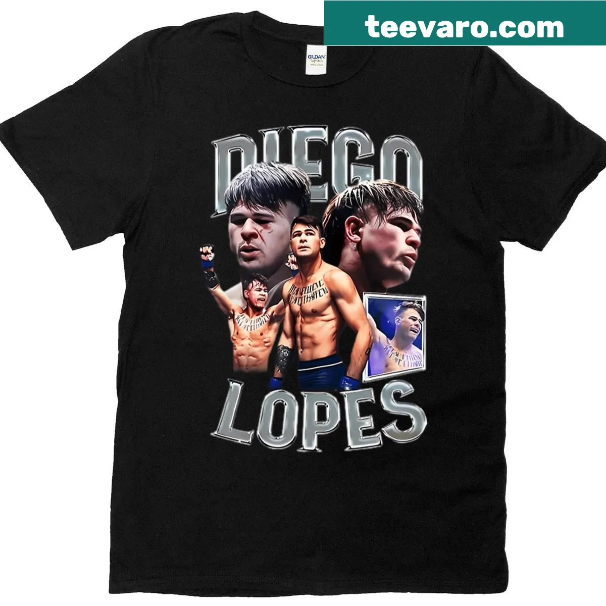Vintage t-shirt inspired by Diego Lopes — on a men's t-shirt
