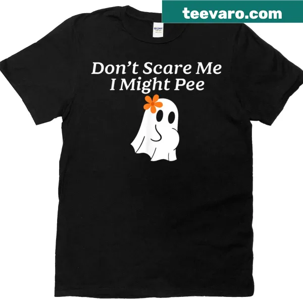 Funny Halloween pregnant ghost t-shirt with humorous text