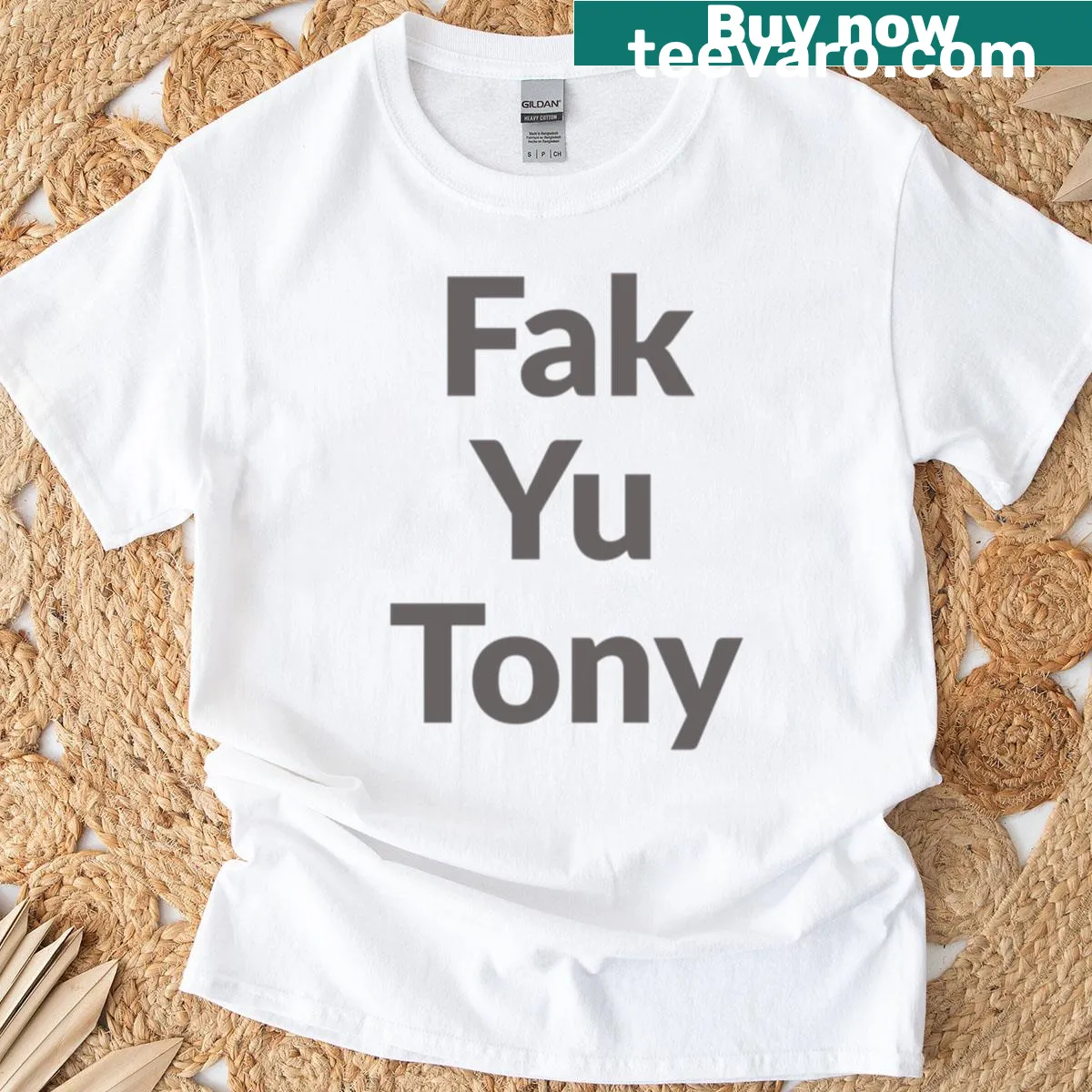 Bold text design with a sarcastic quote on a t-shirt. — on a men's t-shirt