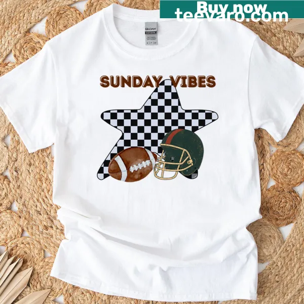 Retro football helmet T-shirt for game day